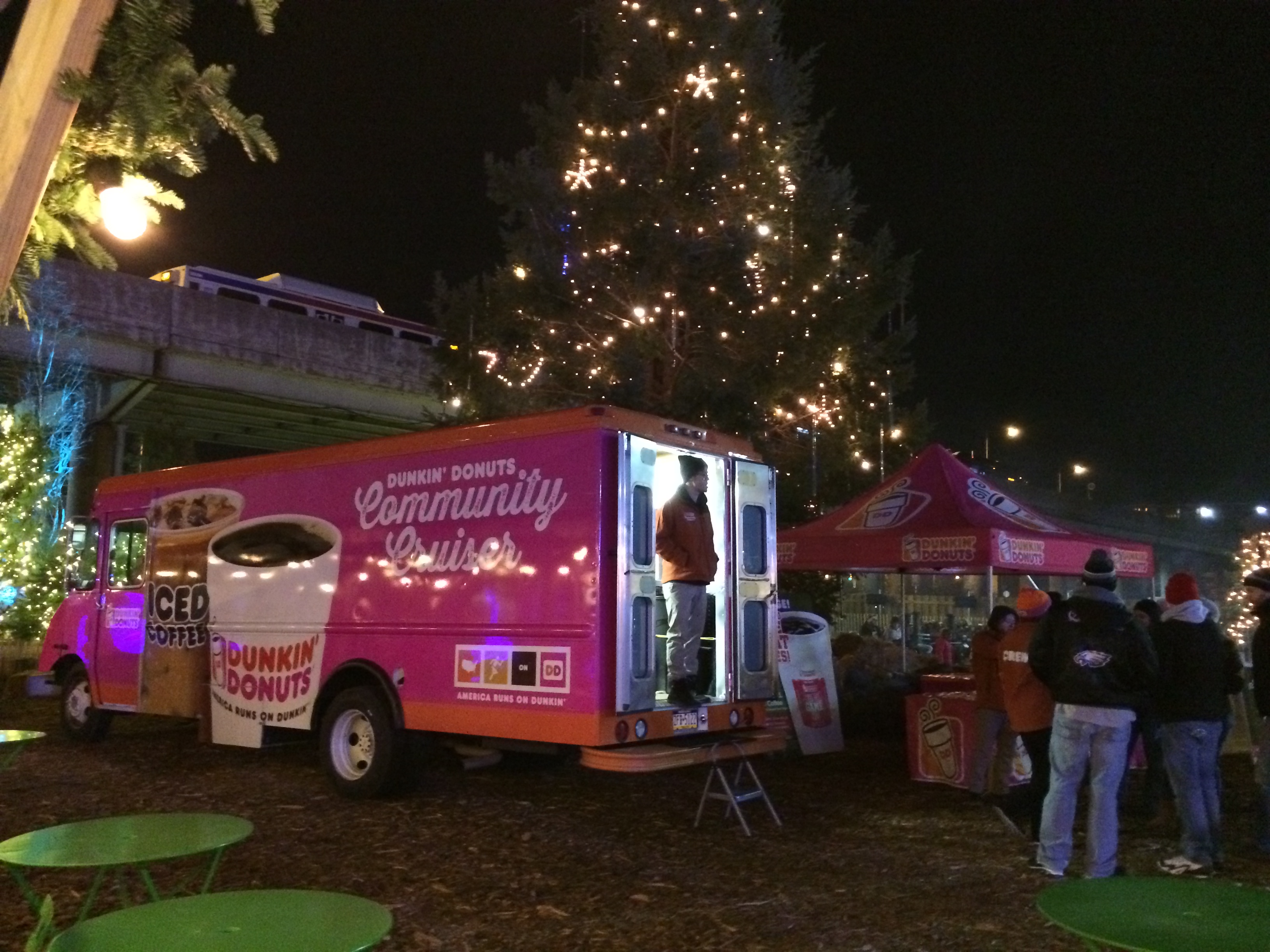Dunkin' Donuts at Blue Cross RiverRink Winterfest